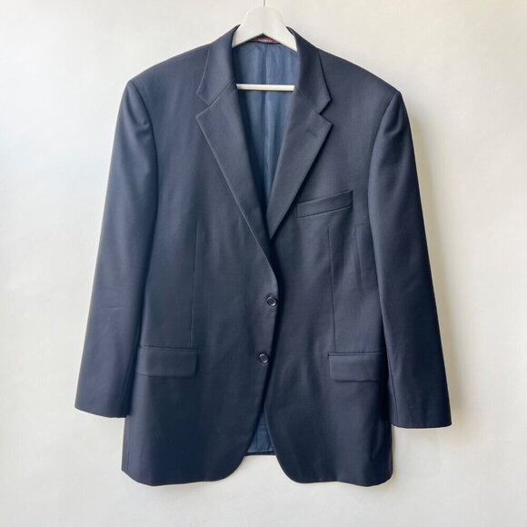 Hickey Freeman for Nordstrom Loro Piana Superwool 130 Blazer, Navy, Size 44R - Picture 1 of 13